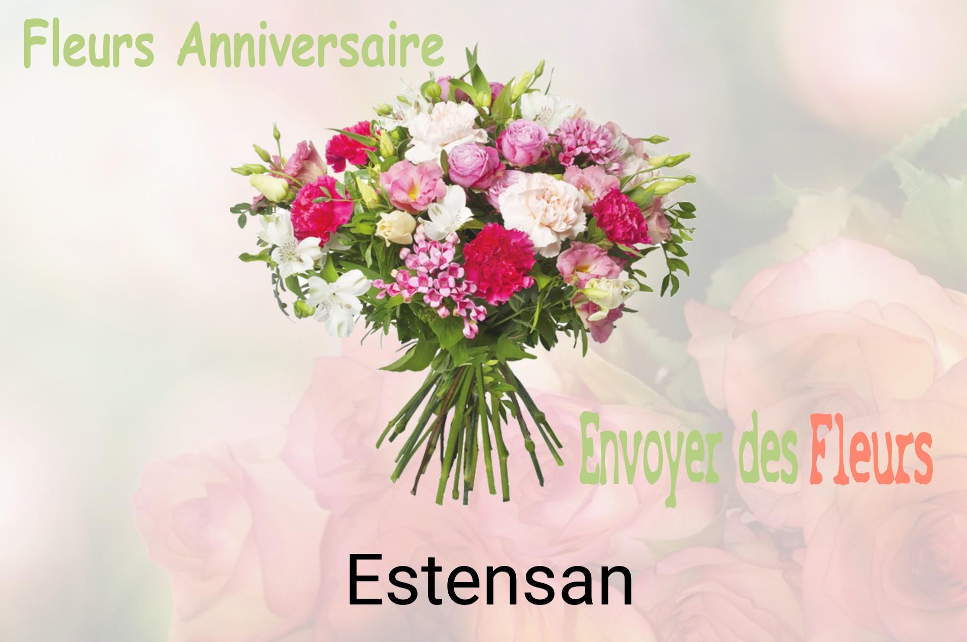 Bouquet de fleurs d’anniversaire livré à Estensan